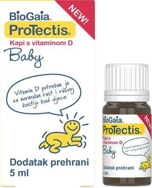 Biogaia Protectis Baby+Vitamin D3 kapi 5 ml