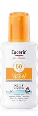 Eucerin Sensitive Protect Kids sprej za zaštitu dječje kože od sunca SPF 50+ 200mL