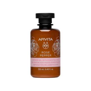 Apivita ROSE PEPPER gel za tuširanje s eteričnim uljima 250 ml