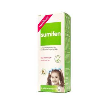 Sumifen šampon za prevenciju i odstranjivanje uši i gnjida 150mL + gusti češalj