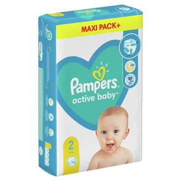 Pampers pelene Active Baby Maxi V2 (4-8kg) 76 kom