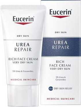 Eucerin UreaRepair Rich bogata krema za lice s 5% ureje i ceramidima 50mL