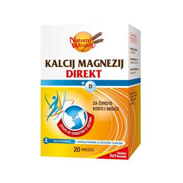 Natural Wealth Kalcij Magnezij Direkt + Vitamin D  vrećice 20 kom